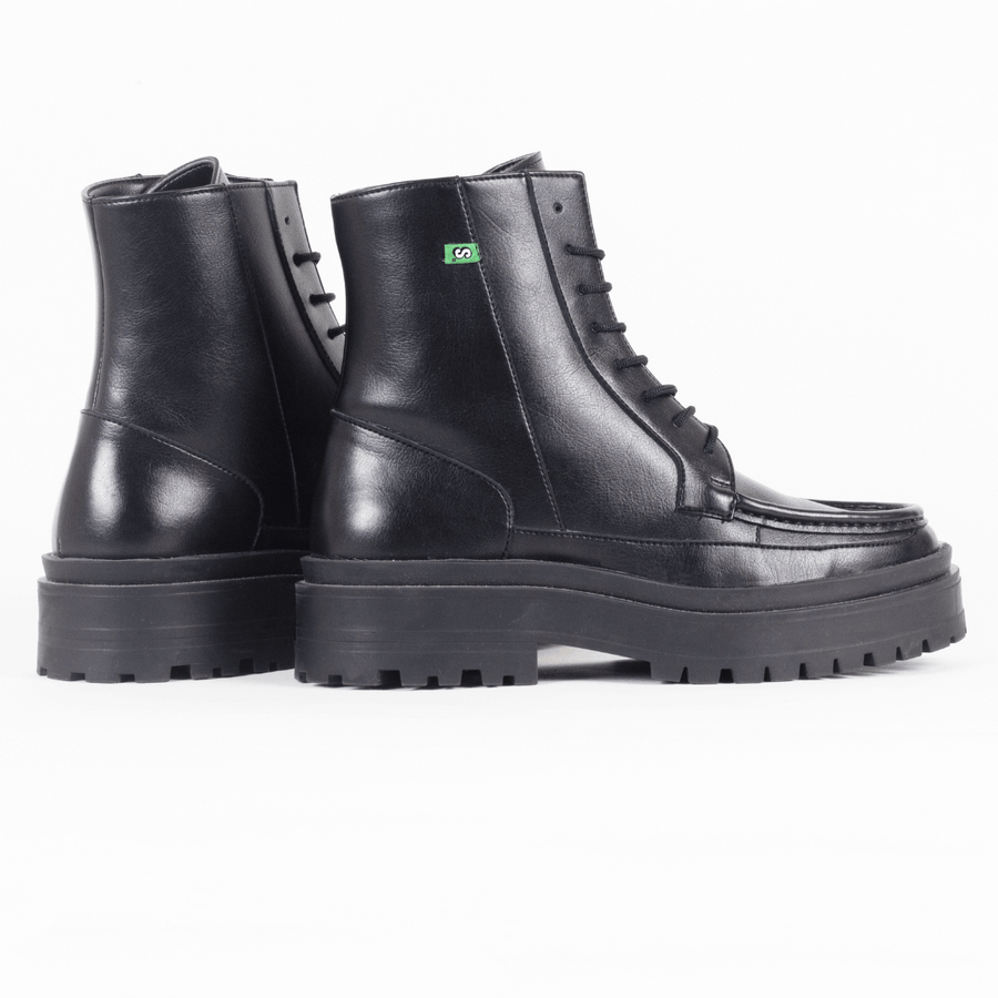 The black Ziggy vegan boots